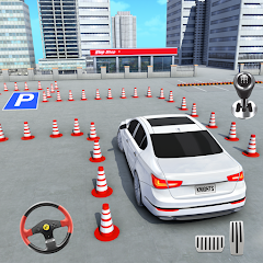 Real Car Parking Car Game 3D logo