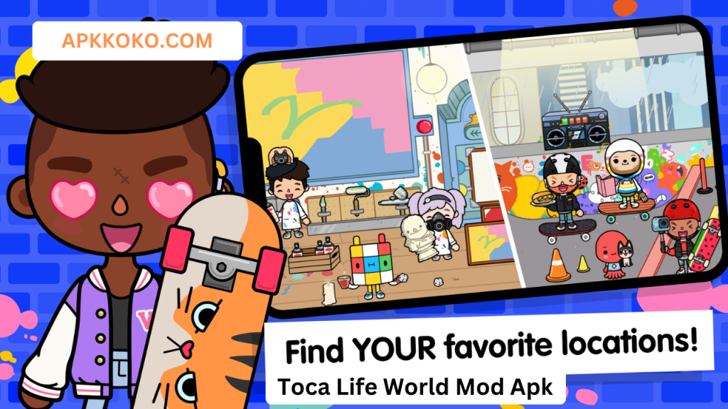 download Toca Life World mod apk unlimited gems