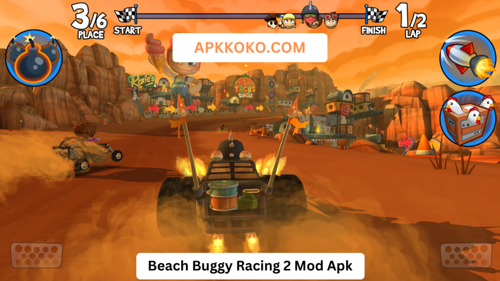 download Beach Buggy Racing 2 Mod Apk free shopping