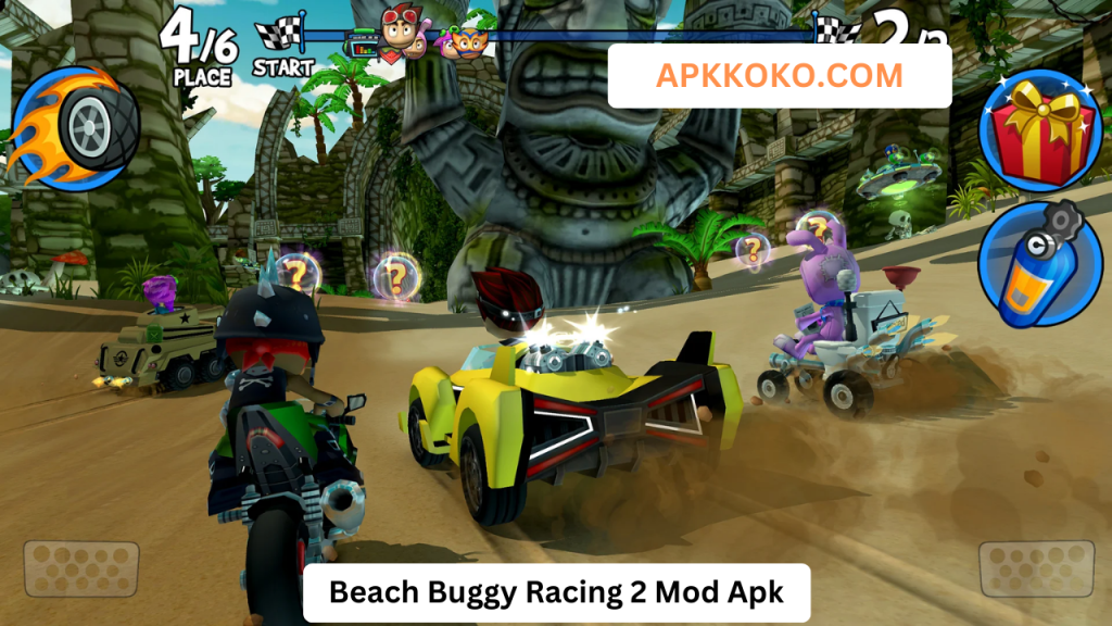 download Beach Buggy Racing 2 Mod Apk unlimited money