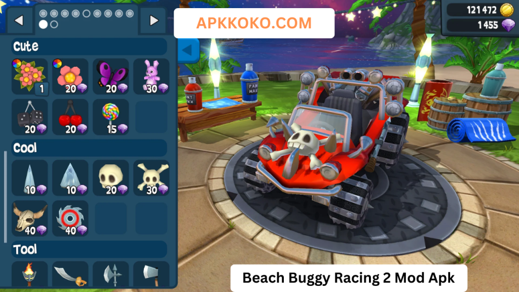 download Beach Buggy Racing 2 Mod Apk unlocked everything