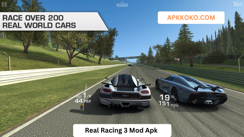 download Real Racing 3 Mod Apk unlimited gold