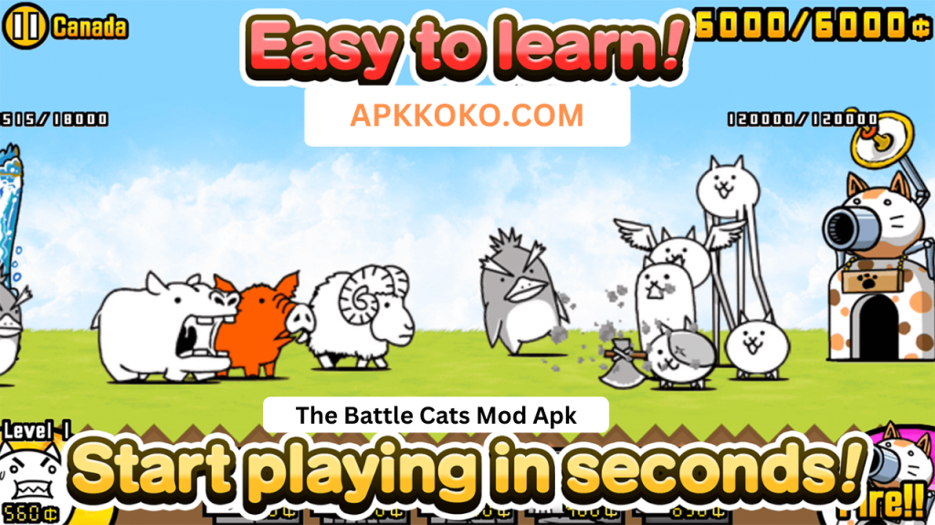 download The Battle Cats Mod Apk unlimited money