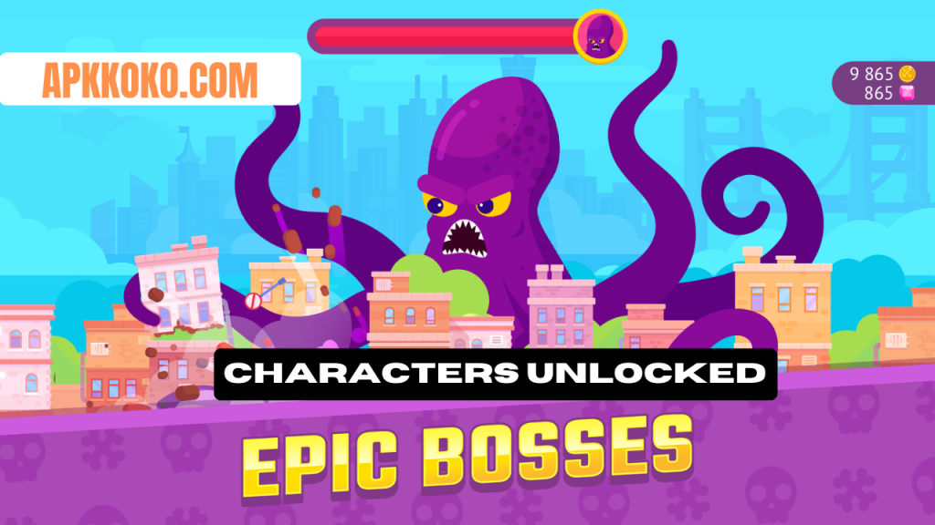 _download Bowmasters Mod Apk characters Unlocked